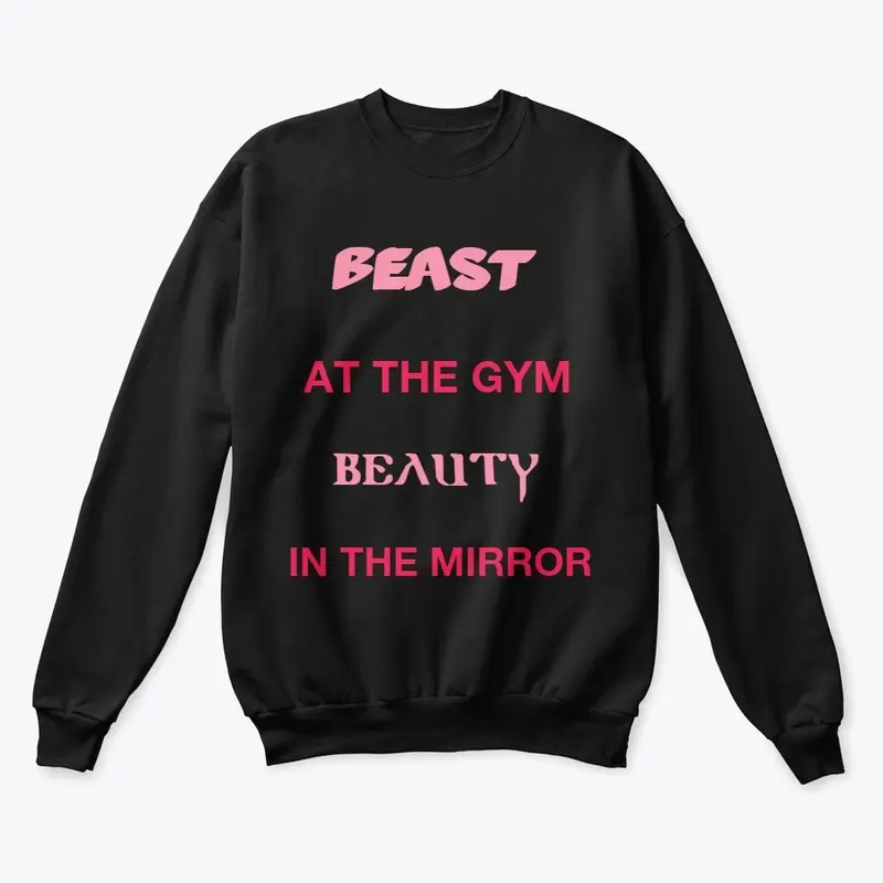 Beauty and beast ladies hoodies